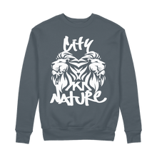 Load image into Gallery viewer, AKA City Nature duo Lion 100% Organic Cotton Sweatshirt