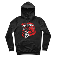 Load image into Gallery viewer, AK9 Ellie Løve Fang 100% Organic Cotton Hoodie