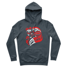 Load image into Gallery viewer, AK9 Ellie Løve Fang 100% Organic Cotton Hoodie
